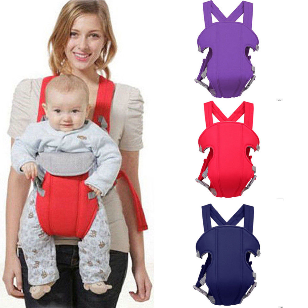 Premium Baby Front Carrier Wrap Sling – Breathable & Adjustable Newborn Backpack