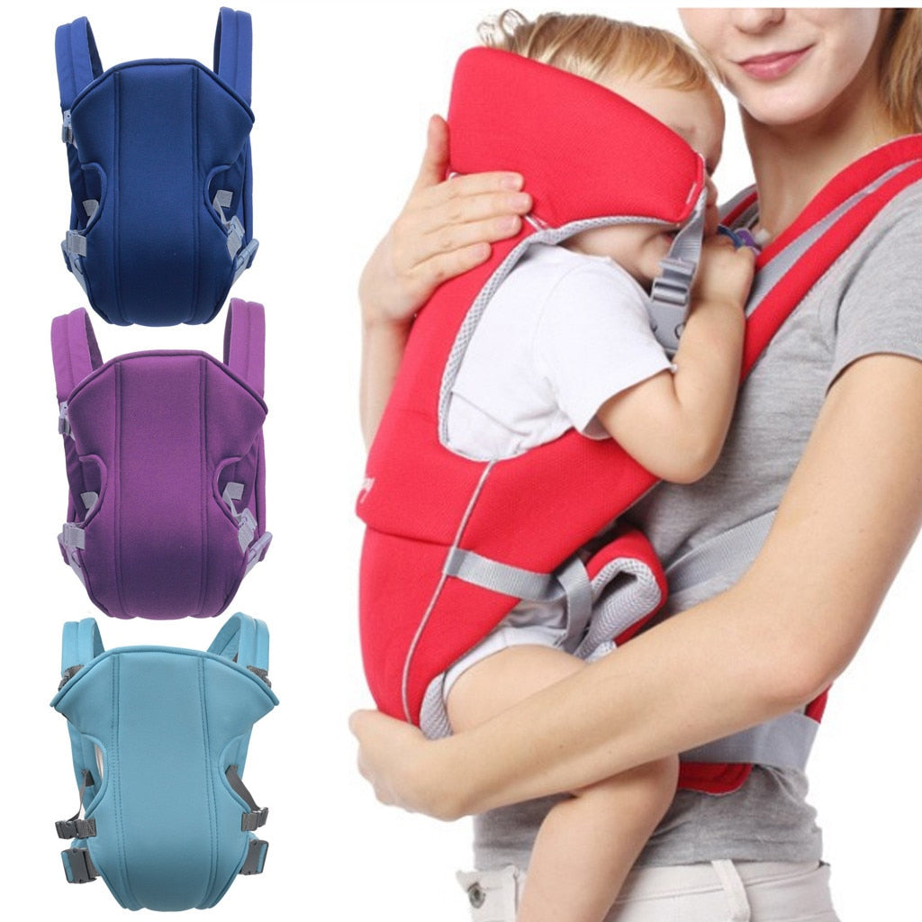 Premium Baby Front Carrier Wrap Sling – Breathable & Adjustable Newborn Backpack