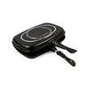 Premium 36cm Aluminium Non-Stick Double Grill Pan – Versatile & Efficient Cooking