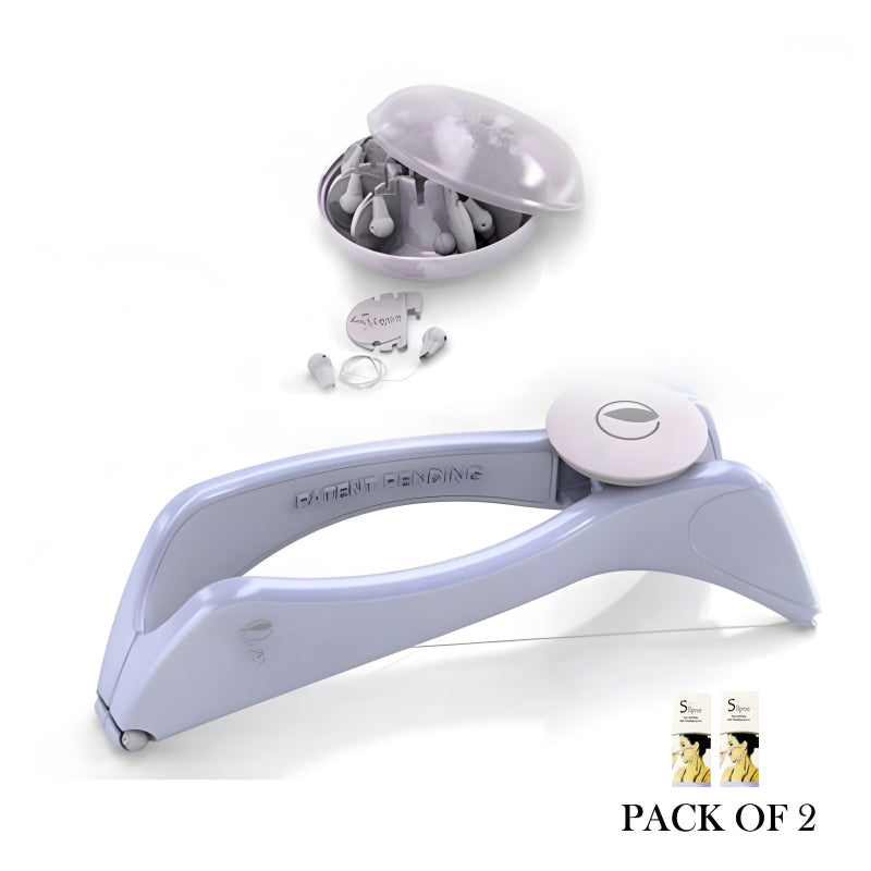 Dual-Pack Premium Facial Hair Removal Threaders – Precision Beauty Grooming Tool