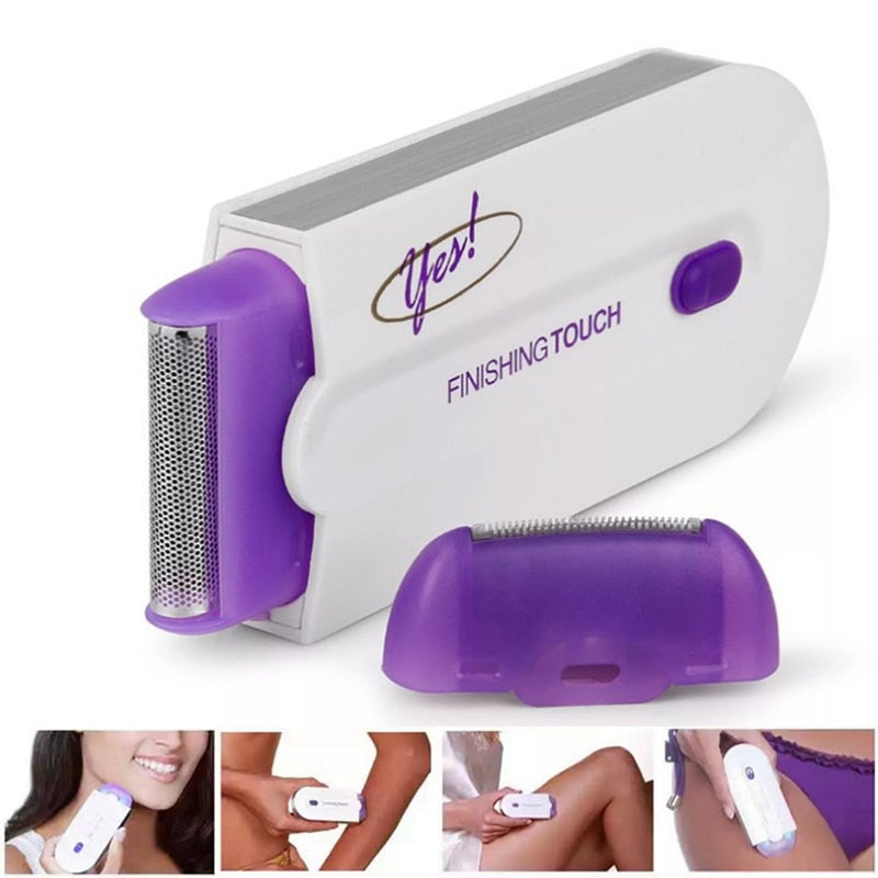 2-in-1 Instant Painless USB Rechargeable Hair Remover – Sensa-Light Technology for Face, Arms, Legs & Body