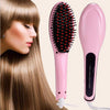 LCD Digital Ceramic Hair Straightening Brush – Fast Smoothing Ionic Hair Comb