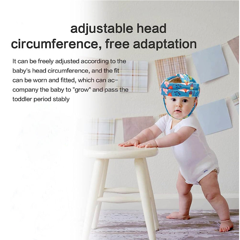 Adjustable Baby Soft Anti-Fall Safety Helmet – Toddler Head Protection Cap