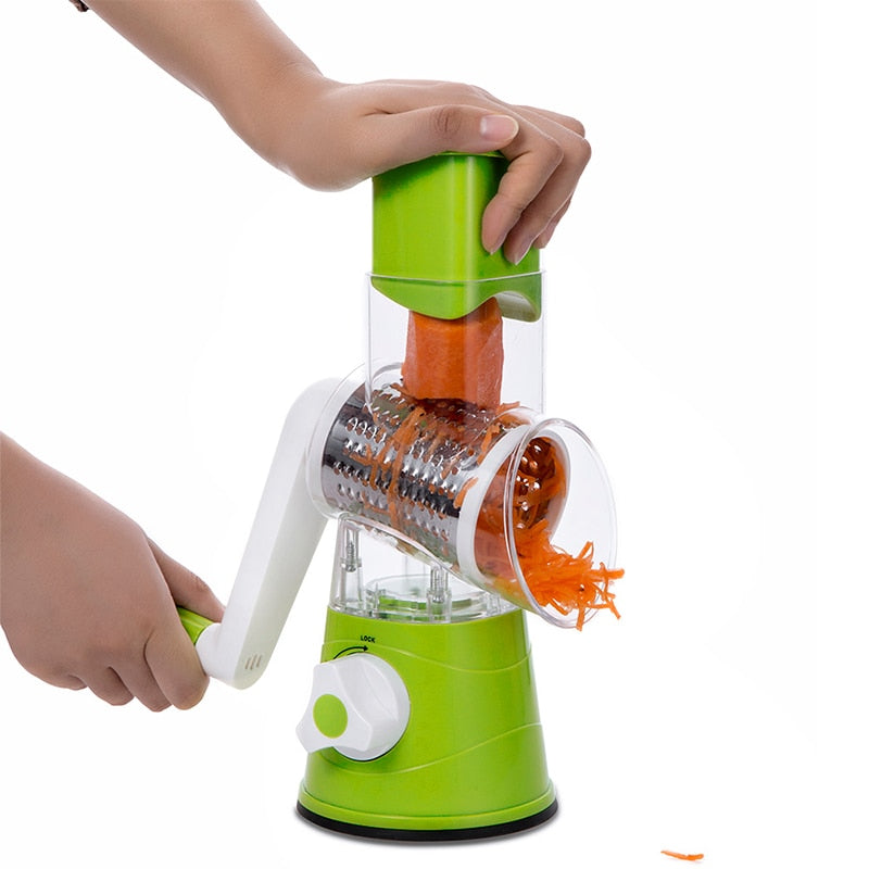 Multifunction Kitchen Slicer & Grater – 3-in-1 Vegetable Cutter