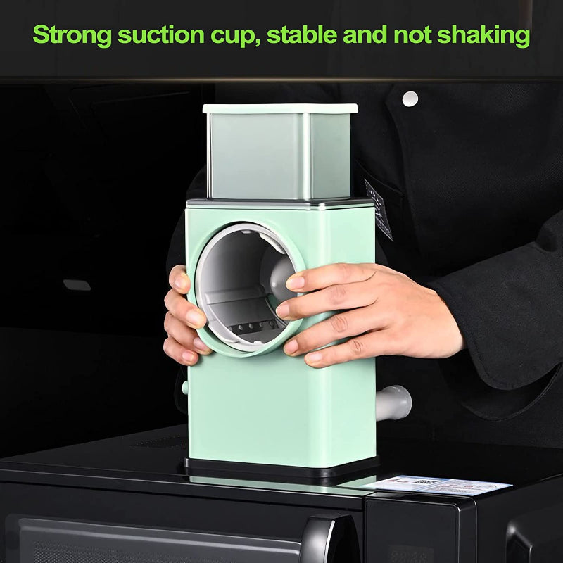Multi-Functional Manual Vegetable Cutter – High-Efficiency Rotary Grater