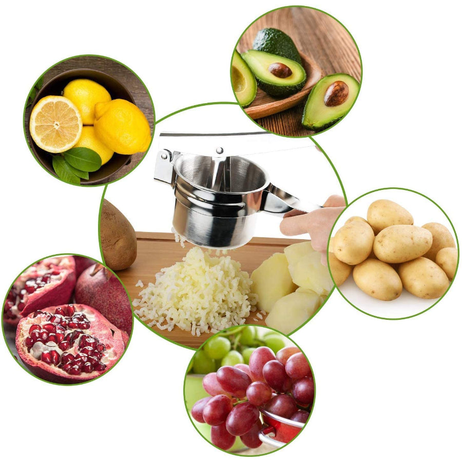Stainless Steel Multi-Purpose Juice Extractor – Hand Press Squeezer
