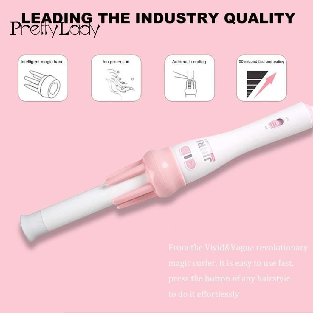 Automatic Rotating Hair Curler – Fast Styling Wand with Ceramic Heating & Plant Protein Coating