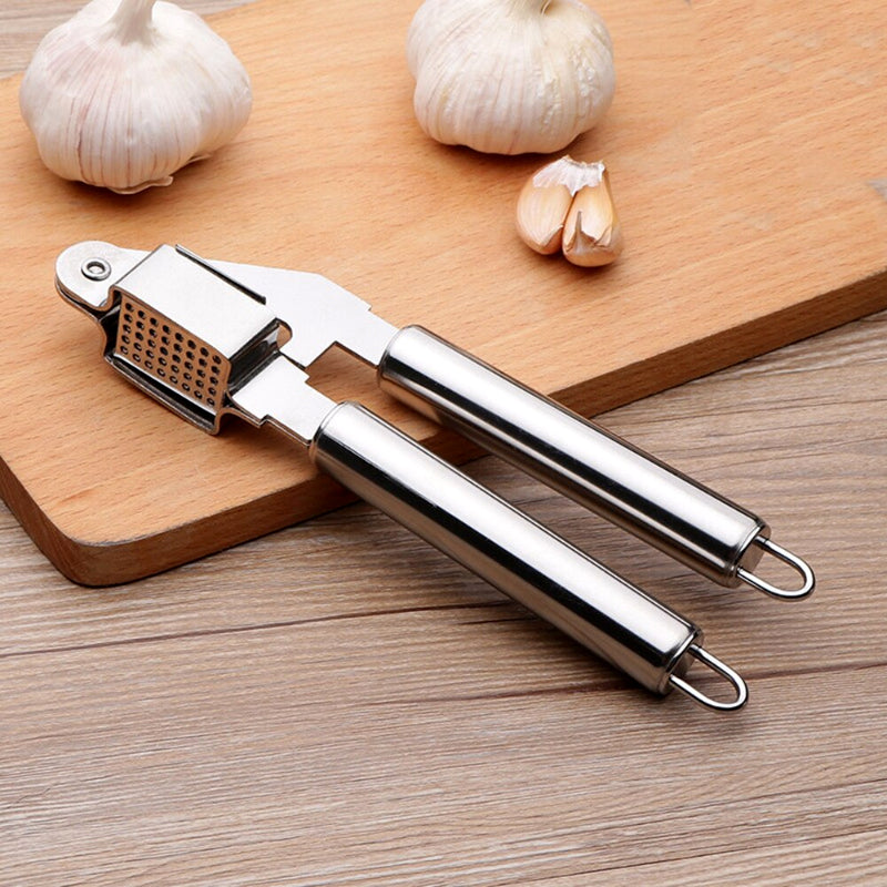 Eco-Friendly Stainless Steel Manual Garlic Press – Durable & Easy-to-Clean Kitchen Tool