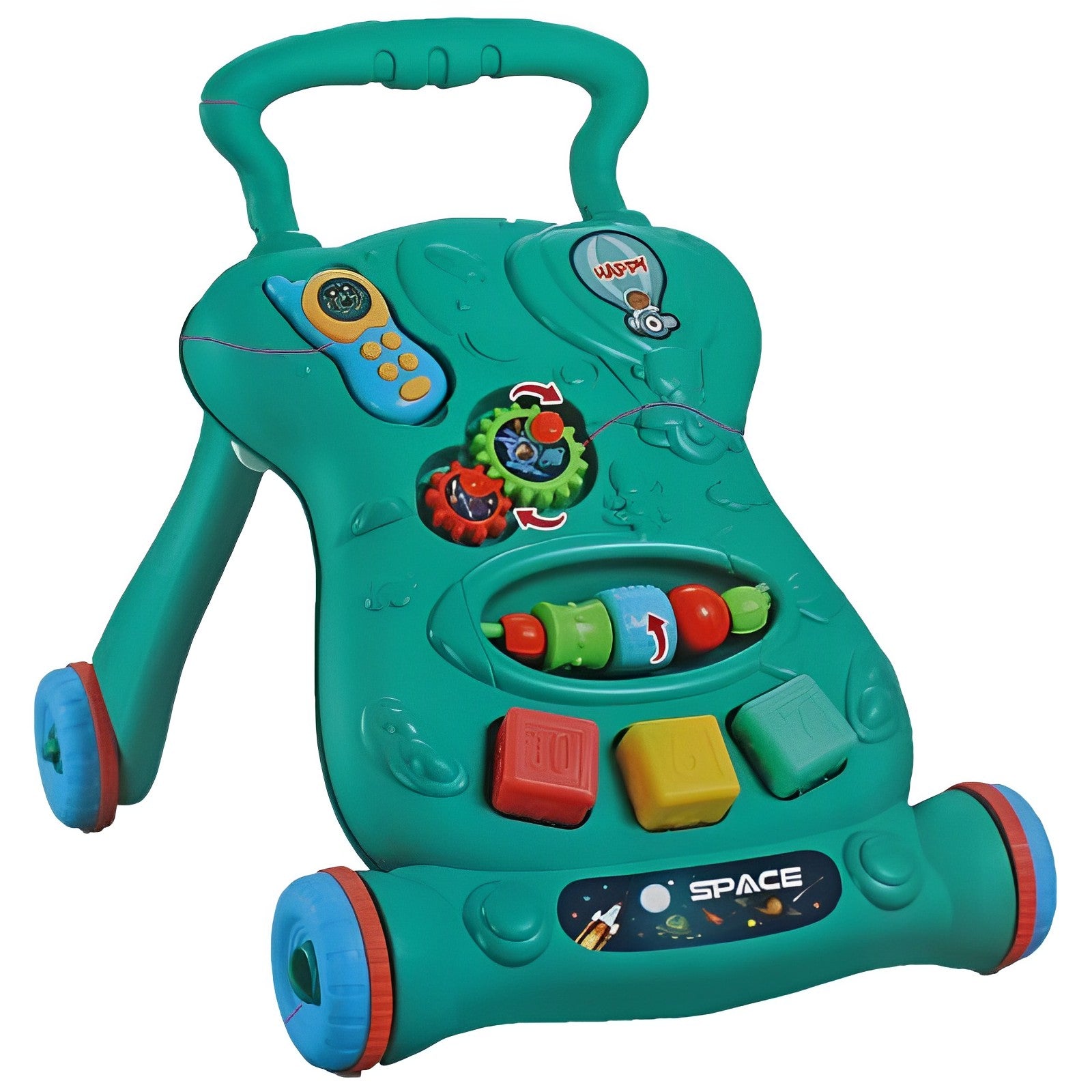 Play Together 2-in-1 Music Walker – Interactive Baby Walker with Rattles, Gears, Melodies & Sorter Cubes