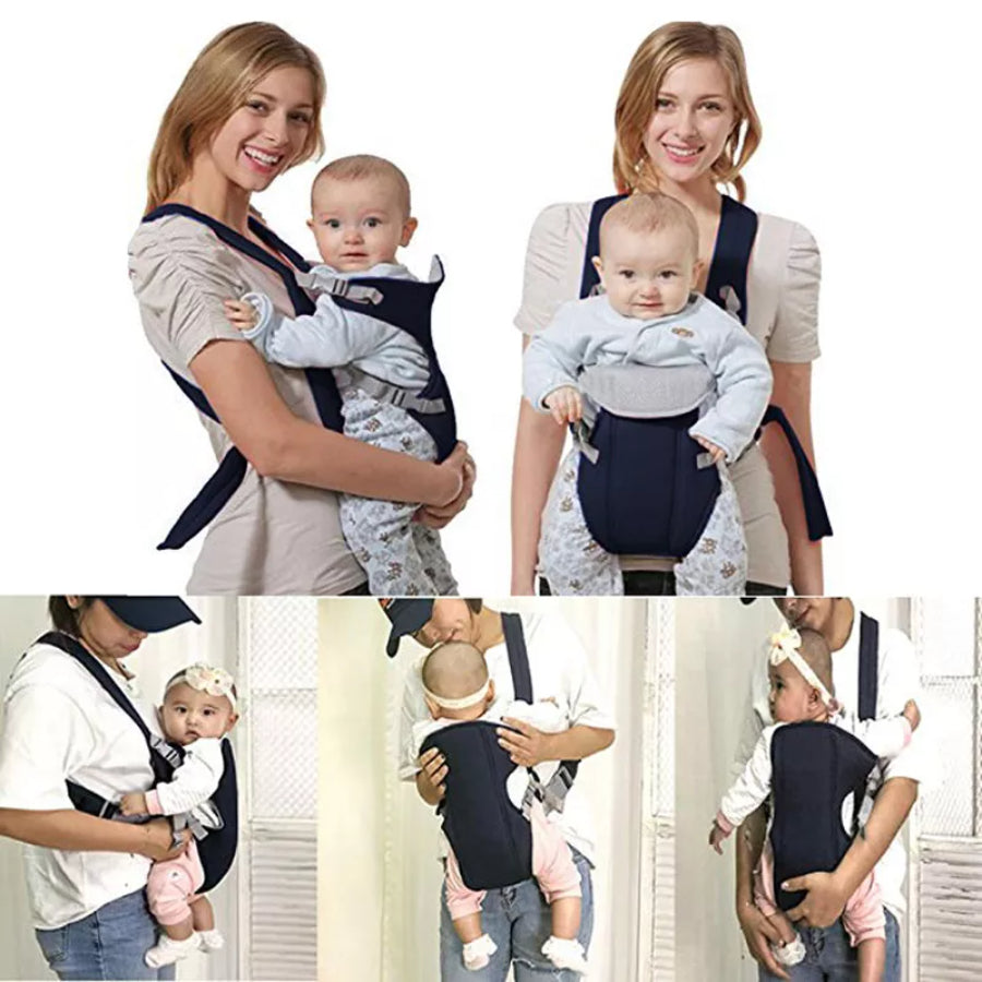 Premium Baby Front Carrier Wrap Sling – Breathable & Adjustable Newborn Backpack