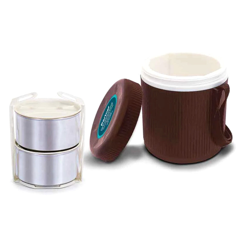 Premium Quality Lunch Carrier with 2 Steel Bowls