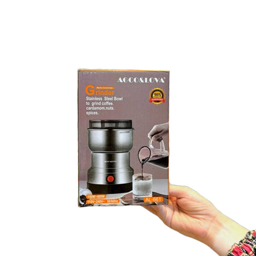 AL-661 Compact Multifunctional 400W Stainless Steel Grinder – Versatile 4-Blade Kitchen Chopper