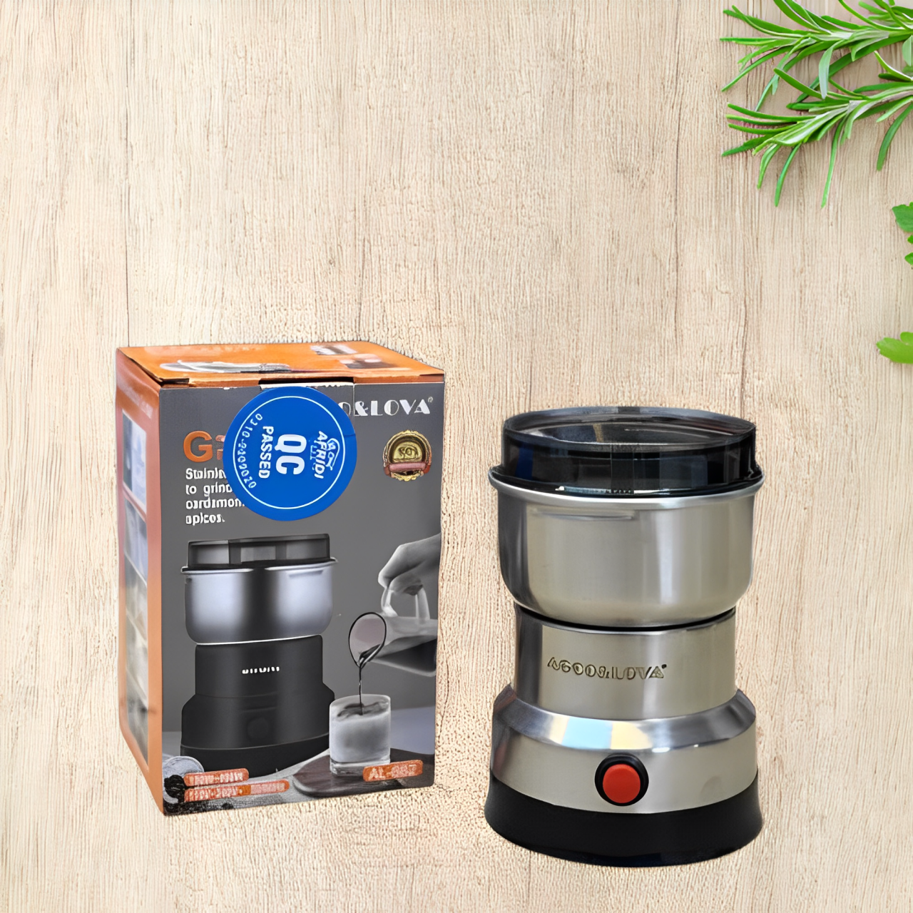 AL-661 Compact Multifunctional 400W Stainless Steel Grinder – Versatile 4-Blade Kitchen Chopper