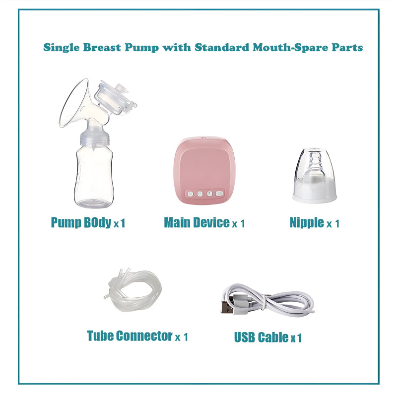 Powerful & Comfortable BPA-Free Electric Breast Pump – Strong Suction Milk Extraction for Moms