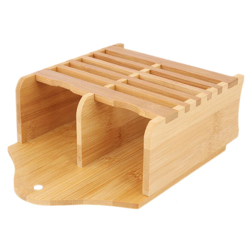 Kitchen Wooden Mini Spoon Holder & Bamboo Chopstick Basket – Stylish Wall-Mounted Organizer