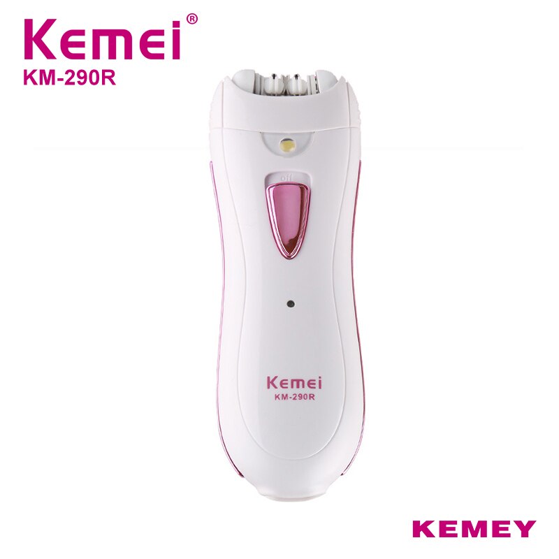 Kemei KM-290R Rechargeable Electric Hair Removal Device – Professional Epilator for Facial, Armpit & Body Hair