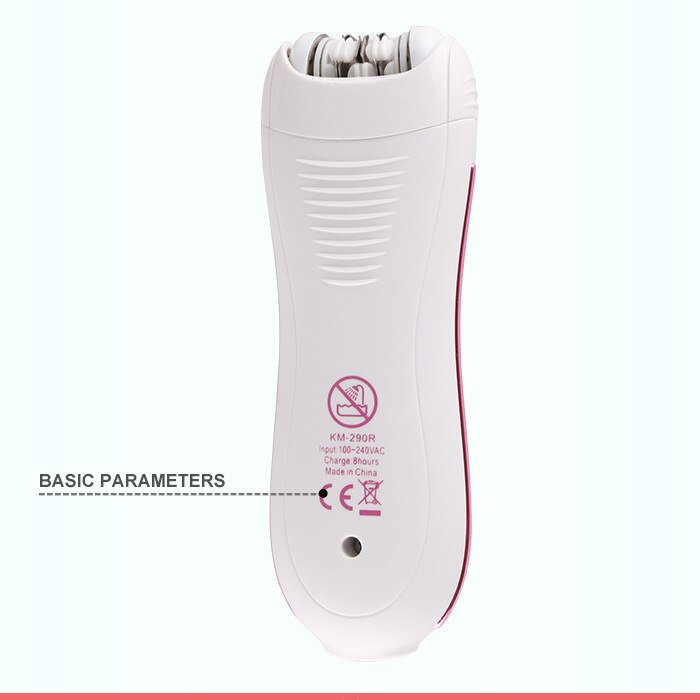 Kemei KM-290R Rechargeable Electric Hair Removal Device – Professional Epilator for Facial, Armpit & Body Hair