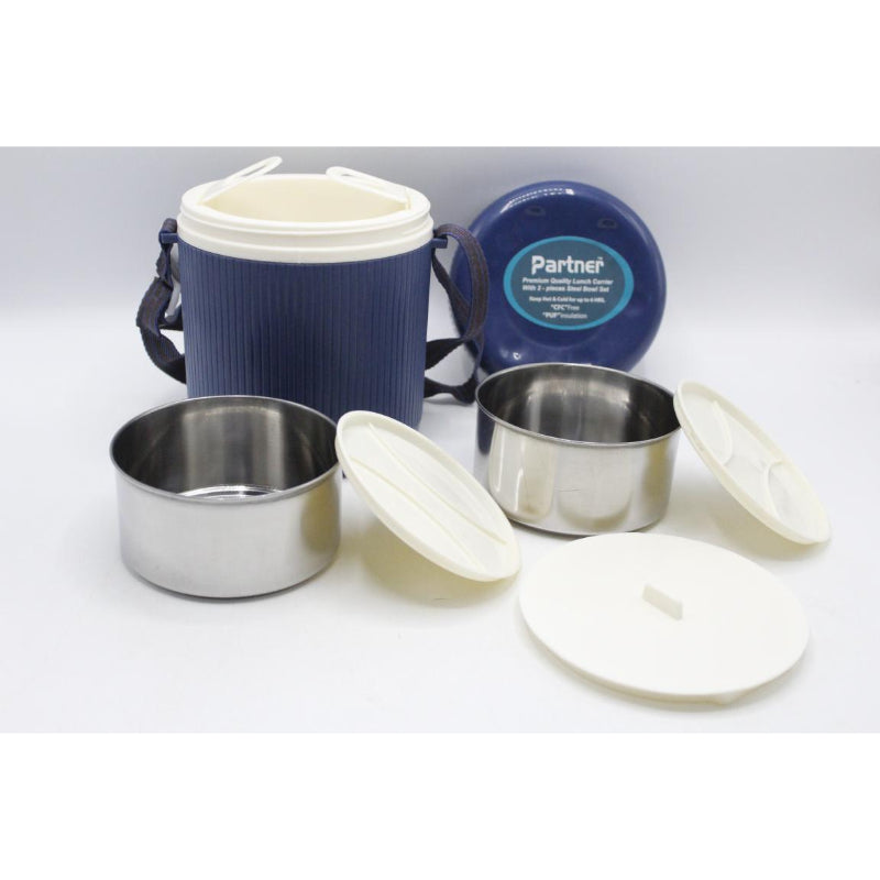 Premium Quality Lunch Carrier with 2 Steel Bowls