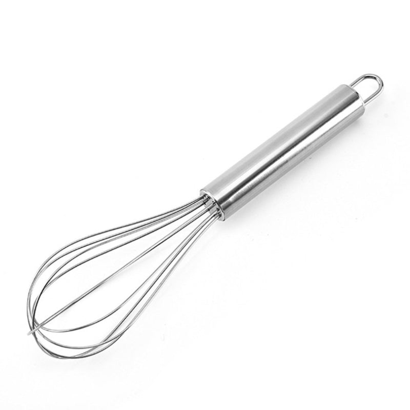 Pack of 5 Stainless Steel Whisk Set – Non-Stick, Flexible Manual Stirrer for Effortless Mixing