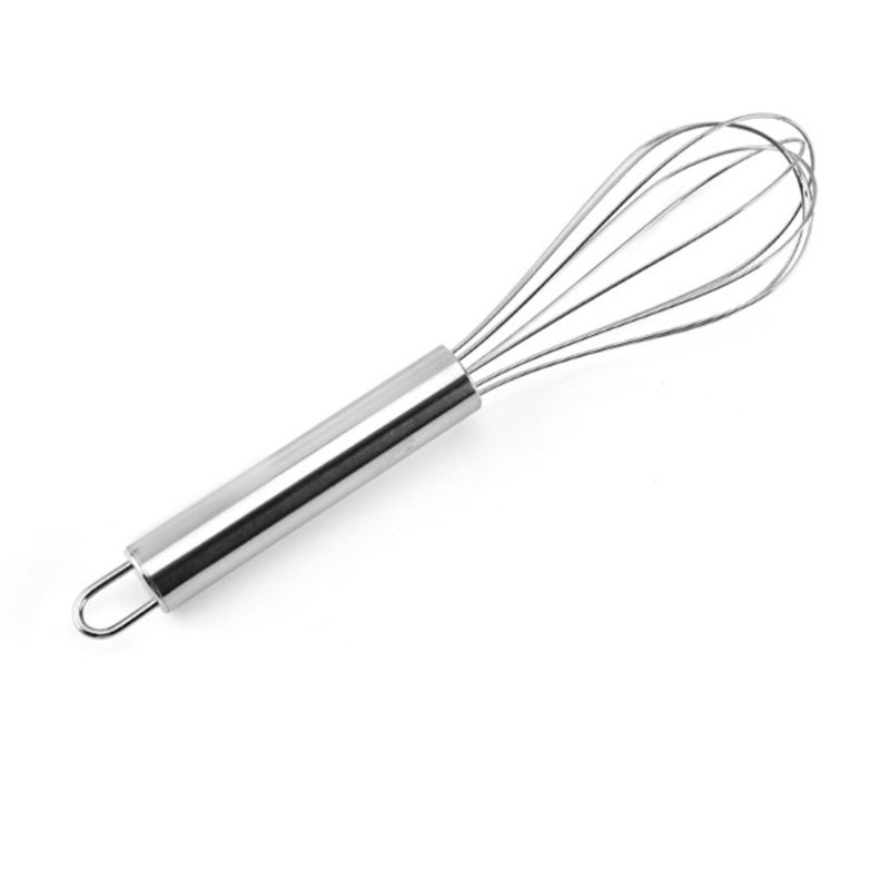 Pack of 5 Stainless Steel Whisk Set – Non-Stick, Flexible Manual Stirrer for Effortless Mixing