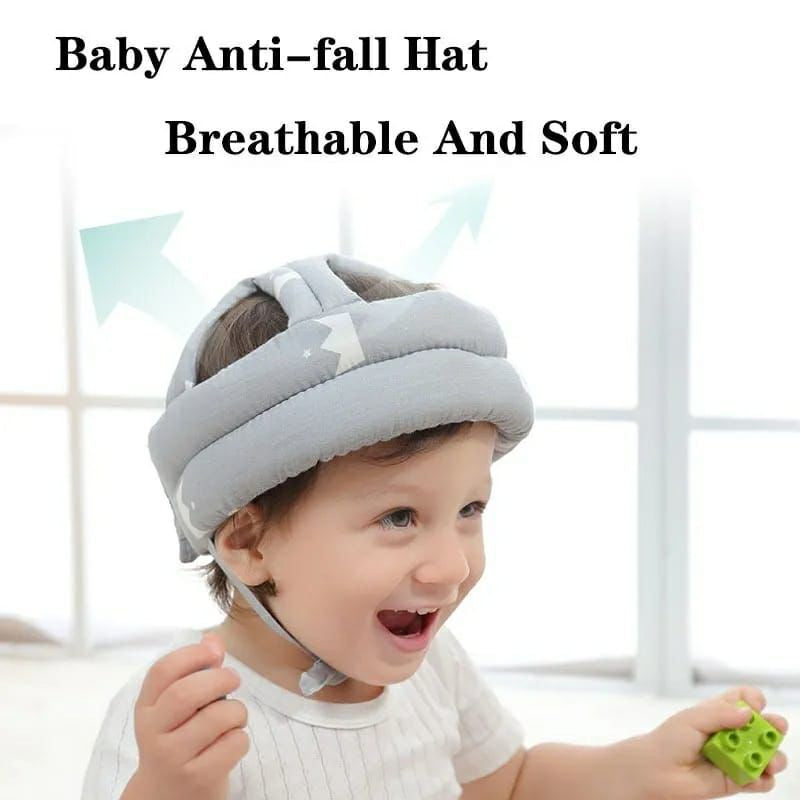 Adjustable Baby Soft Anti-Fall Safety Helmet – Toddler Head Protection Cap