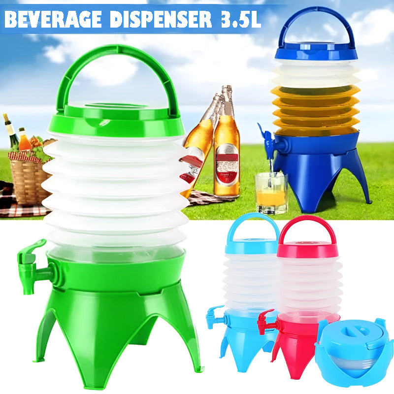 3.5-Liter Mini Portable Foldable Beverage Dispenser – Multi-Purpose, Compact & Easy-to-Carry