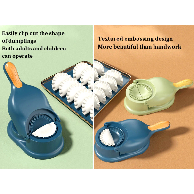 Multifunctional Manual Press 2-in-1 Dumpling Maker Set – Effortless Homemade Dumplings & More