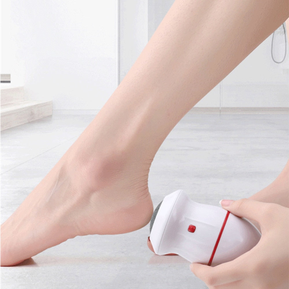 Pro Electric Foot Exfoliator – Dual-Speed Callus Remover & Vacuum Suction Foot Grinder