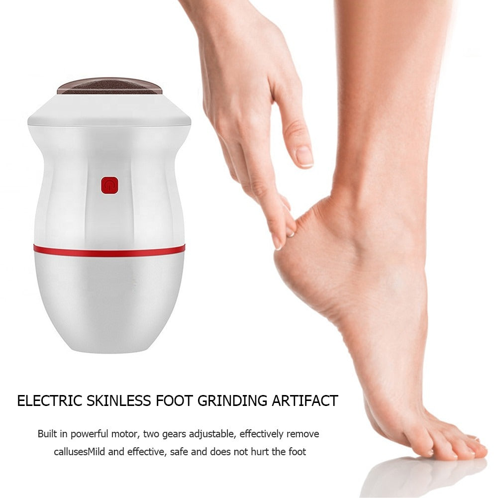 Pro Electric Foot Exfoliator – Dual-Speed Callus Remover & Vacuum Suction Foot Grinder