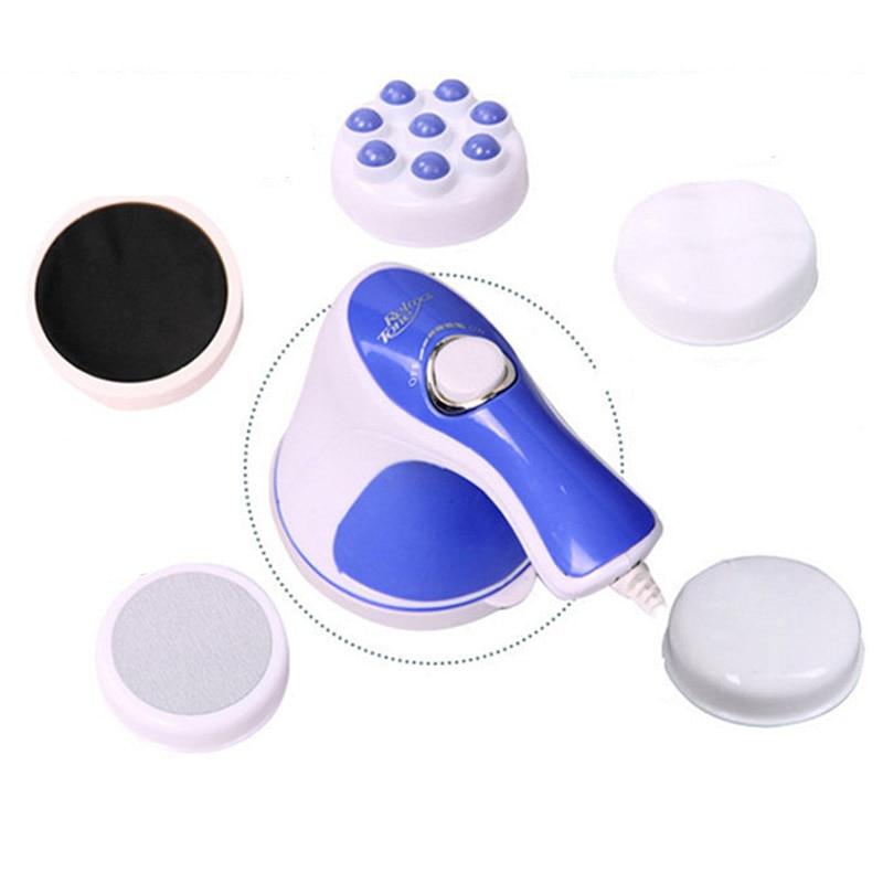 5-in-1 Electric Full Tone Spin Body Massager – Multi-Header Relaxation & Exercise Device