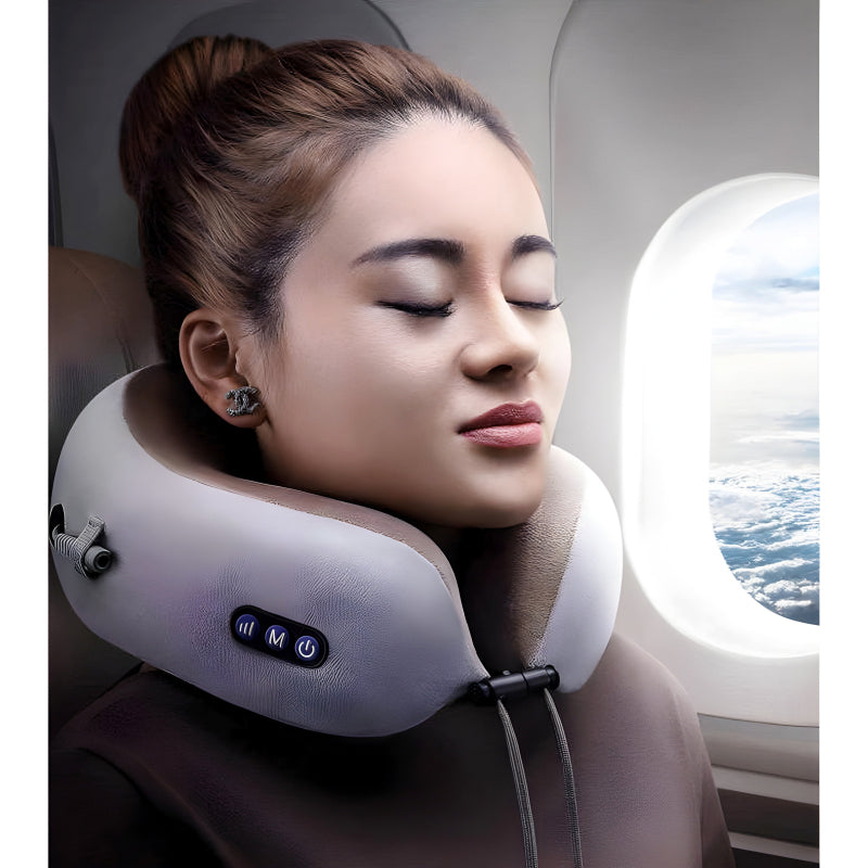 Compact & Versatile Electric U-Shaped Massage Pillow – Ultimate Cervical Massager for Home, Car & Outdoor Relaxation