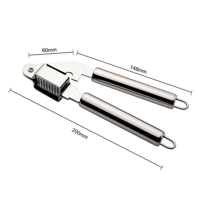 Eco-Friendly Stainless Steel Manual Garlic Press – Durable & Easy-to-Clean Kitchen Tool