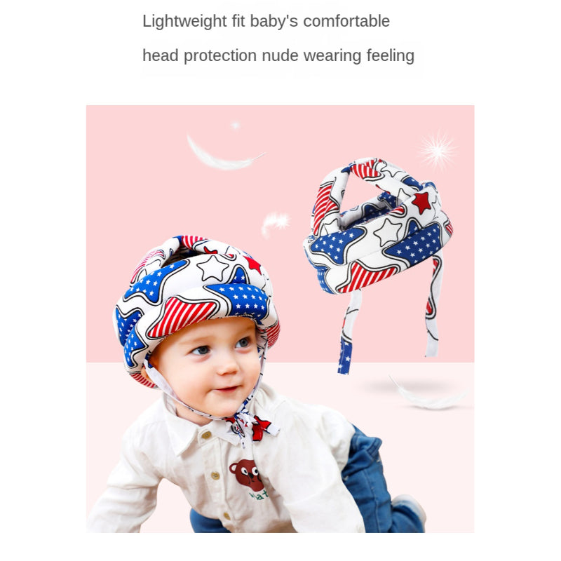 Adjustable Baby Soft Anti-Fall Safety Helmet – Toddler Head Protection Cap