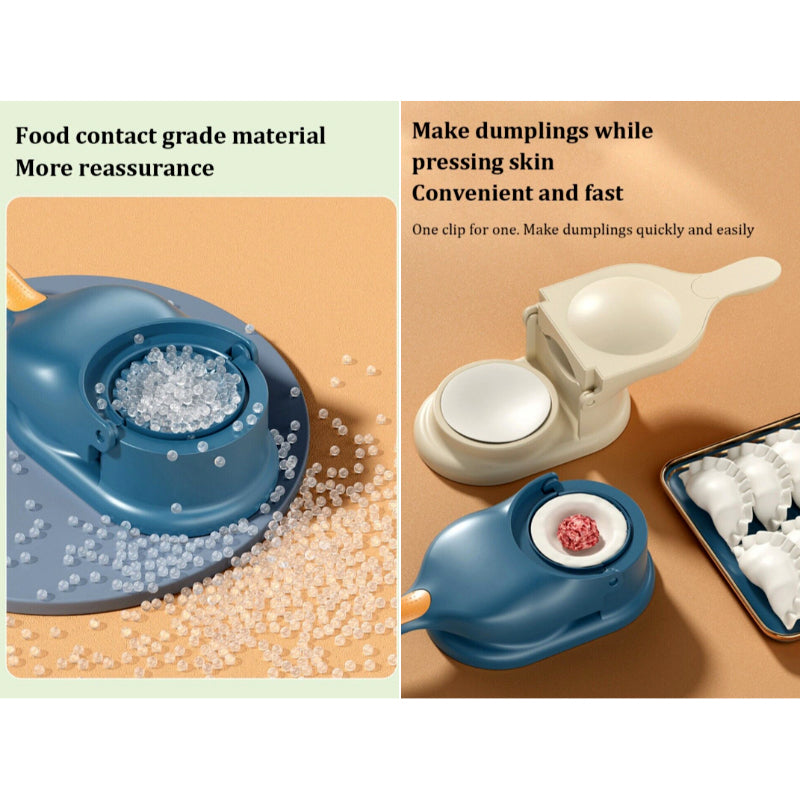 Multifunctional Manual Press 2-in-1 Dumpling Maker Set – Effortless Homemade Dumplings & More