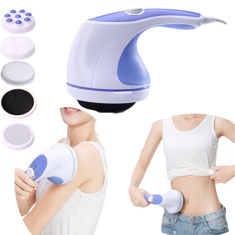 5-in-1 Electric Full Tone Spin Body Massager – Multi-Header Relaxation & Exercise Device