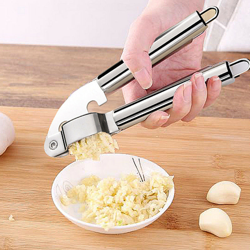 Eco-Friendly Stainless Steel Manual Garlic Press – Durable & Easy-to-Clean Kitchen Tool