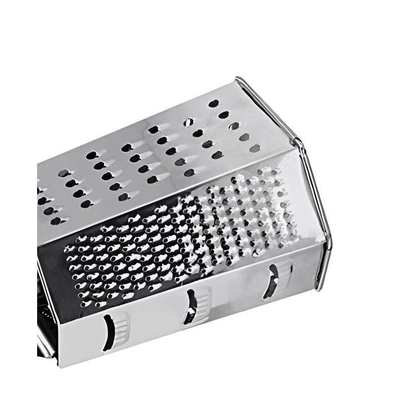 Eco-Friendly 6-Sided Stainless Steel Grater – Multi-Purpose Manual Kitchen Box Grater