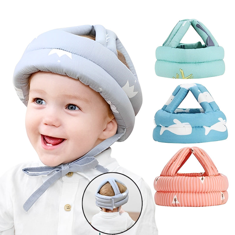 Adjustable Baby Soft Anti-Fall Safety Helmet – Toddler Head Protection Cap