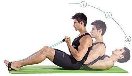 All-in-One Foot Pedal Resistance Band & Pull Rope – Ultimate Sit-Up, Yoga & Tummy Trimmer