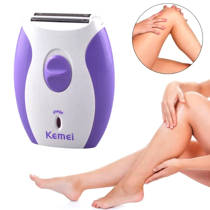 KM-280R Mini Electric Rechargeable Hair Removal Shaver – Compact, Stylish & Hygienic Grooming Tool for Women