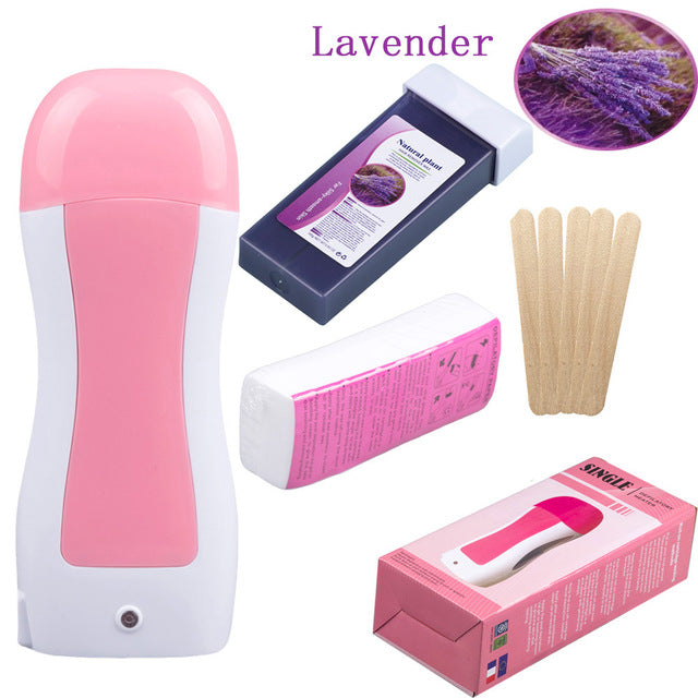 3-in-1 Electric Wax Heater Kit – Hair Removal Machine with Wax & Strips