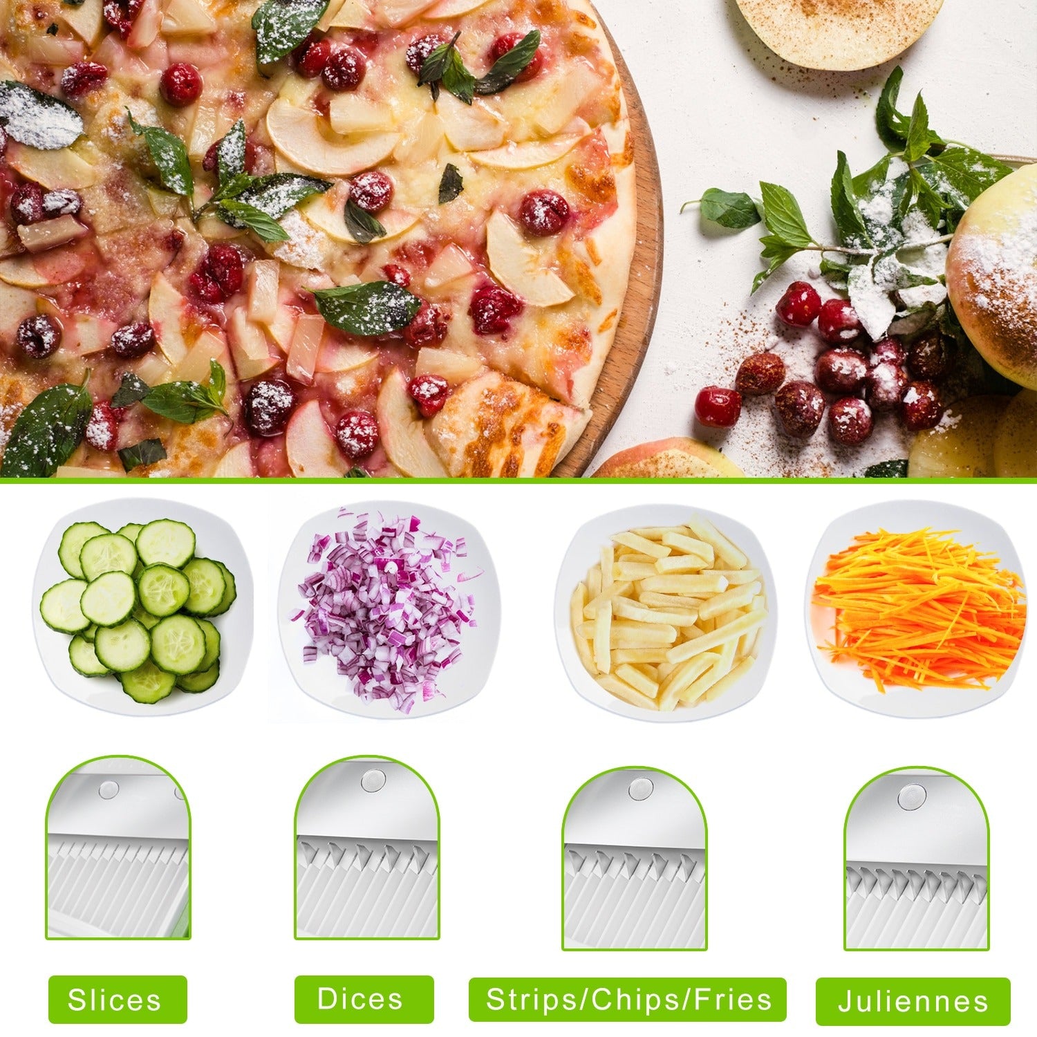 Multifunctional Vegetable Cutter & Kitchen Basket