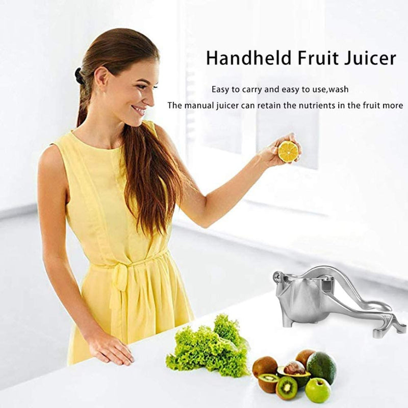 Manual Juice Squeezer – Heavy-Duty Aluminum Alloy Hand Press