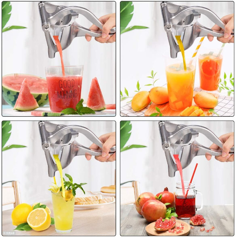 Manual Juice Squeezer – Heavy-Duty Aluminum Alloy Hand Press