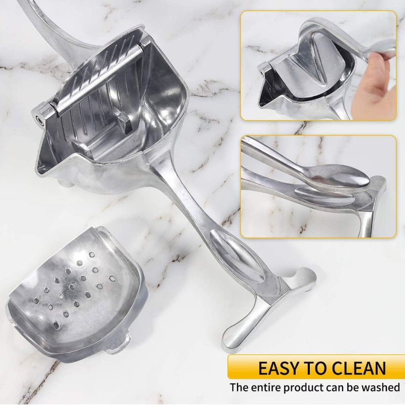 Manual Juice Squeezer – Heavy-Duty Aluminum Alloy Hand Press