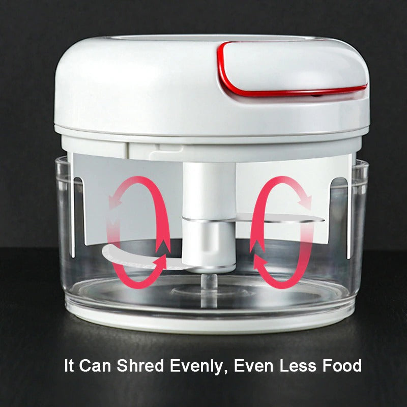 Mini Food Garlic & Vegetable Chopper – Manual Multi-Function Grinder