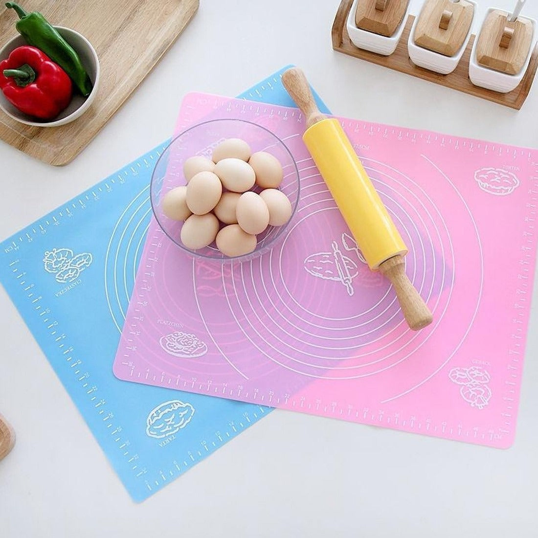 Thick High-Temperature Resistant Silicone Dough Mat