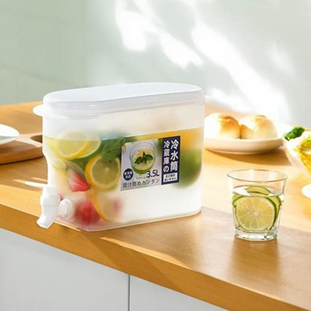3.5L Water Jug with Faucet – Heat-Resistant & Durable