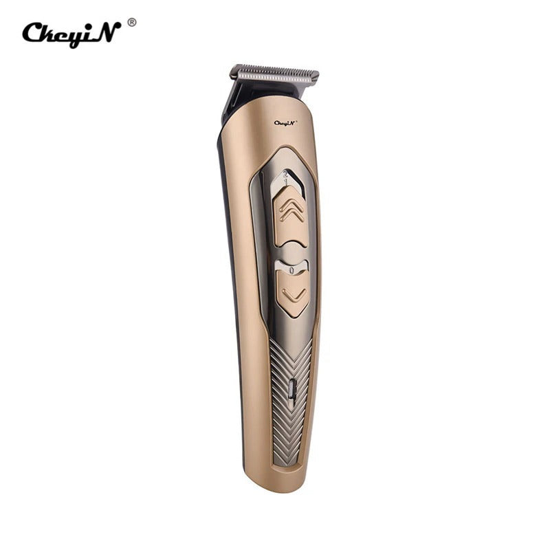 Professional Electric Hair Clipper – Rechargeable Cutting Machine with 4 Length Limit Combs