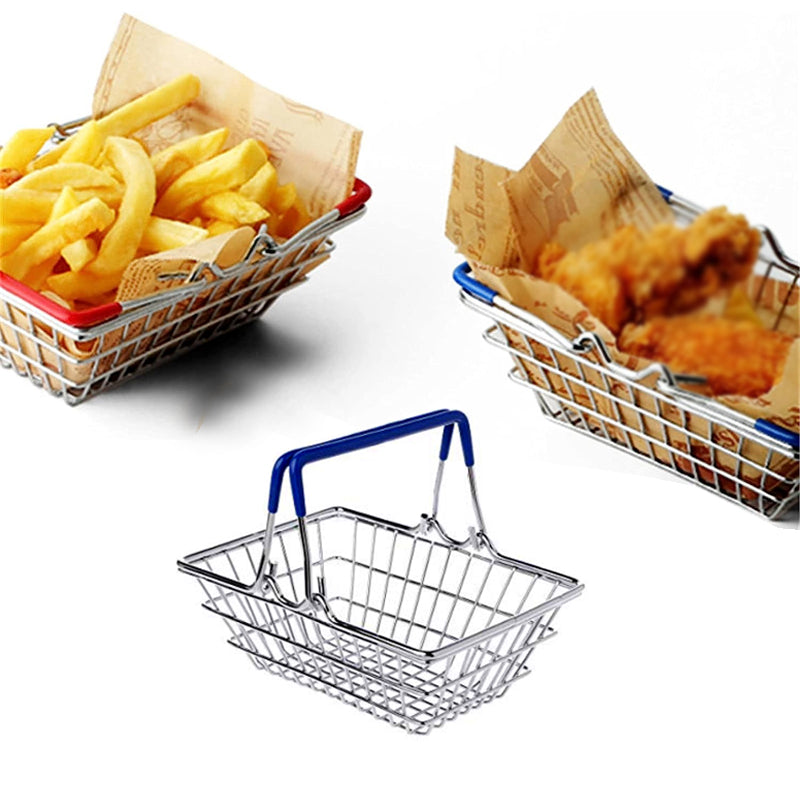 Mini Multi-Purpose Portable Stainless Steel Fry Basket – Versatile & Eco-Friendly Serving Tray